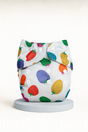 Washable Diaper (Knitted Fabric) – with 2 Pads